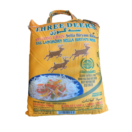 Three Deers Sella Biryani Reis 2Kg